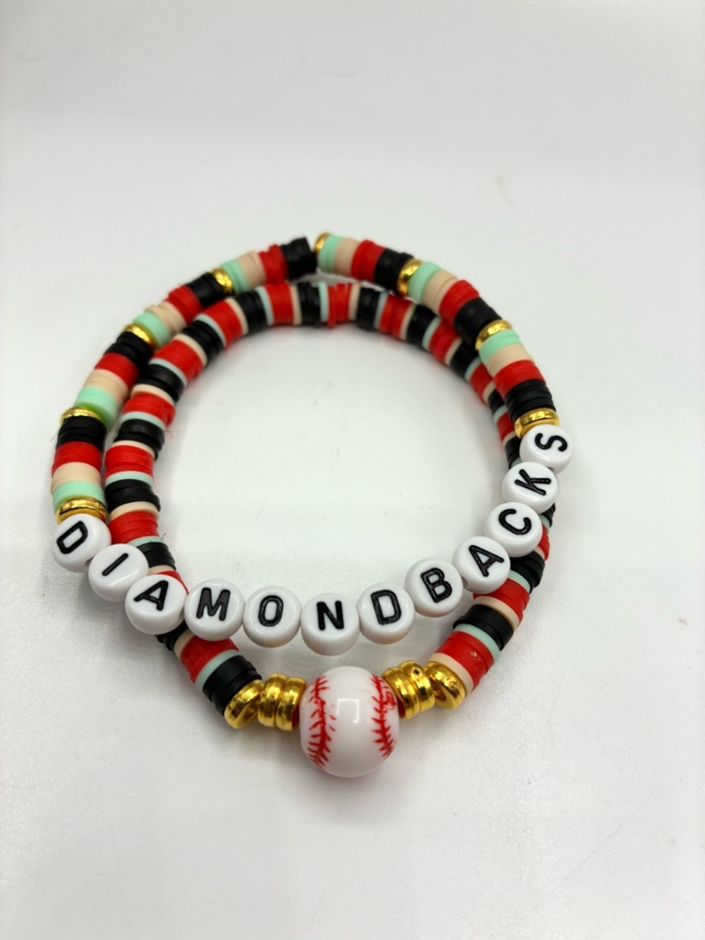 Diamondbacks Beaded Bracelet Set